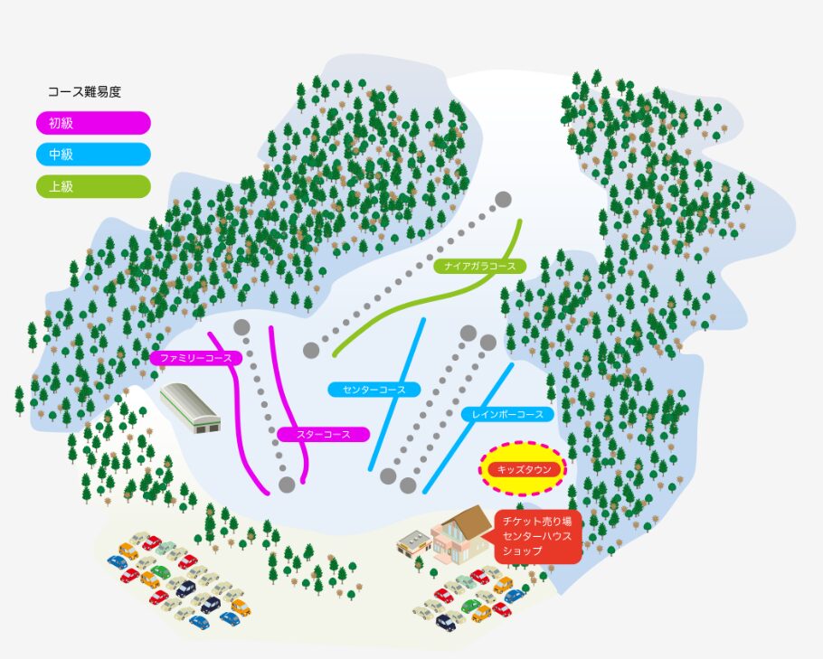 カムイみさかスキー場_ゲレンデマップ
