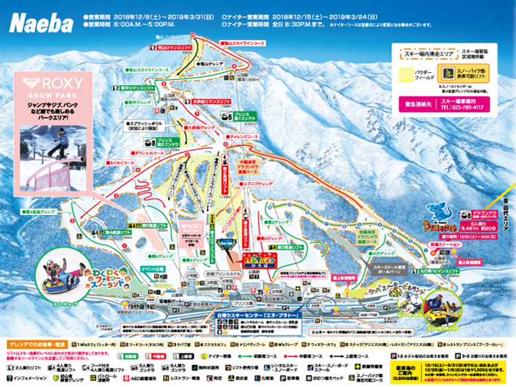 Mt Naeba 苗場 かぐら共通券利用 スキー場情報 スノボツアー スキーツアー 2020 2021 Roadplan