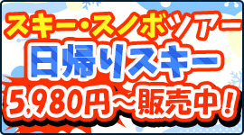 2025-2026 スキー・スノボツアーの日帰りツアーたんばらスキーパーク5980円からのサイドバー