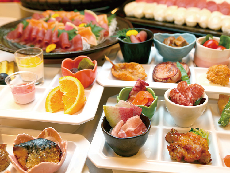 サホロリゾートホテルの夕食バイキング