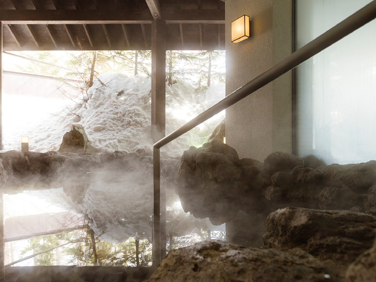 サホロリゾートホテルの露天風呂